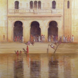 خطوات أودايبور (زيت على قماش) بواسطة لينكولن سيليجمان