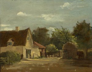 كوخ ، c.1850