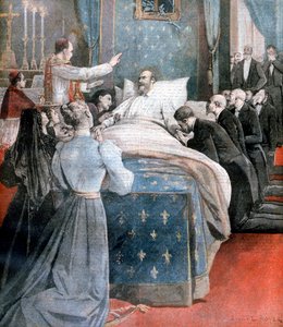 وفاة كومت دو باريس ، إنجلترا ، 1894