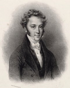 صورة لعازف البيانو والملحن إجناز موشيليس 1794-1870 ، ج .1830. بواسطة الطباعة الحجرية Formentin et C.