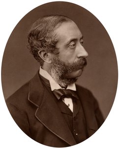 إيرل كارنارفون ، رئيس جمعية الآثار ، 1880. بواسطة لوك ويتفيلد
