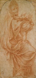 العذراء والطفل 1575-1619 بواسطة لودوفيكو كاراشي