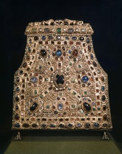 الفن اللومباردي. مصلح من سن القديس يوحنا المعمدان (القرن 8-9). كنز كاتدرائية مونزا.
