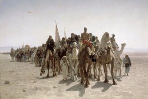 ذهاب الحجاج إلى مكة