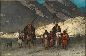 شيوخ عرب في الجبال