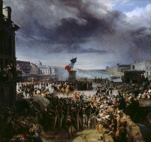 الحرس الوطني في باريس يغادر إلى الجيش ، سبتمبر 1792 بواسطة ليون كوجنيت
