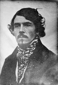 صورة الوجه الكامل لـ Eugène Delacroix ، الرأس والكتفين ، 1842 (daguerreotype) بواسطة Léon Riesener
