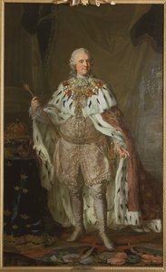 Adolphe Frederic de Suede - صورة لأدولف فريدريك (1710-1771) ، ملك السويد ، بواسطة باش ، لورينز ، الأصغر (1733-1805). زيت على قماش. الأبعاد: ٢٣٧ × ١٤٣ سم. المتحف الوطني ستوكهولم