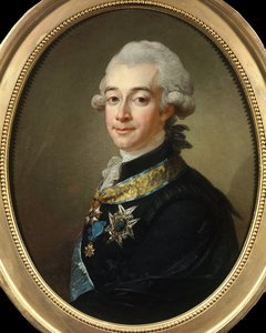 صورة هانز أكسل ، كونت فرسن (1755 - 1810) ماريشال من سويدي. اللوحة لباش لورينز (1733 - 1805). مجموعة خاصة.