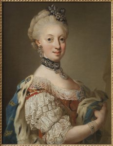 صوفي مادلين دي دانمارك ، رين دي سويدي - صورة صوفيا ماجدالينا من الدنمارك (1746-1813) ، ملكة السويد ، بواسطة باش ، لورينز ، الأصغر (1733-1805). زيت على قماش
