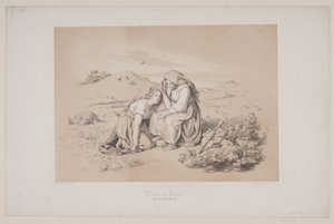 أم وابنتها ، ص. 289 ، رسم توضيحي لـ "رحلة الغزلان" لكريستيان وينثر