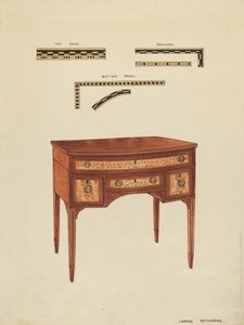 منضدة الزينة ، ج. 1938. بواسطة لورينز روثكرانتز