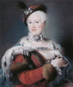 ماري لويز ديسباني (ماري لويز) - صورة إنفانتا ماريا لويزا من إسبانيا (1745-1792) ، الإمبراطورة الرومانية المقدسة لورنزو بالديسيرا تيبولو (1736-1776) بواسطة Lorenzo Baldissera Tiepolo