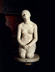 ثق في الله ، لورنزو بارتوليني (1777-1850) ، تمثال من الرخام بواسطة لورينزو بارتوليني