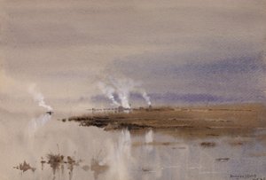رسم على بوتوماك ، ١٨٨٣. بواسطة لورينزو جيه هاتش