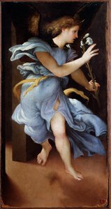 Angel of the Annunciation - Painting بواسطة لورينزو لوتو