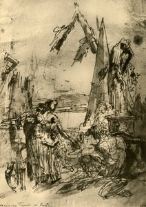"Capriccio" منتصف القرن الثامن عشر ، 1928 بواسطة لورينزو تيبولو