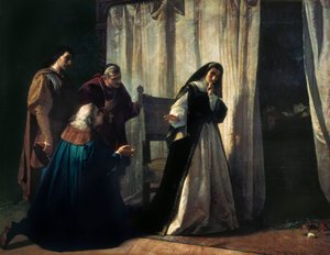 La reine Jeanne Iere dite Jeanne la Folle (Joan the Mad) (1479-1555) Peinture بواسطة Lorenzo VALLES (1830-1910). مدريد. متحف برادو. بواسطة لورينزو فاليس