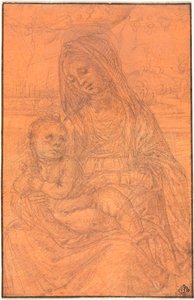 العذراء والطفل بواسطة Lorenzo di Credi