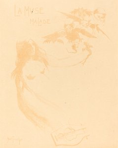 The Sick Muse ، ج. 1900. بواسطة لويس أبيل تروشيت
