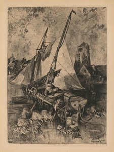 قوارب الصيد ، نورماندي (Environ de Caen)