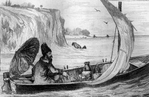 كنت مدفوعًا بالنقش الحالي بعد رسم M. de Sainson لكتاب Daniel Defoe (De foe) "Robinson Crusoe" "النسخة الفرنسية لعام 1837.