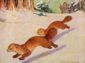 في حديقة الحيوان: Martens (لون ليثو) بواسطة لويس أوغسطس سارجنت
