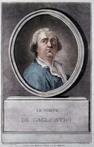 جوزيبي بالسامو ، ديت ألكساندر ، كونت كاليوسترو (1743 - 1795) بريون دي لا تور بواسطة لويس بريون دي لا تور فلس