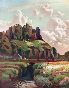 قلعة هارليش، ميريونثشاير (طباعة حجرية ملونة)