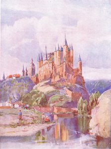 الكازار ، سيغونيا ، من Hutchinsons Picturesque Europe التي نشرتها Hutchinson & Son ، c.1930 بواسطة لويس بورليه برول