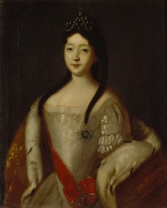 صورة لتسياريفنا آنا بتروفنا من روسيا 1708-1728 ، ابنة الإمبراطور بيتر الأول من روسيا ، 1725