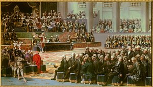 افتتاح معرض الولايات العامة في فرساي في 5 مايو 1789. الرسم بواسطة أوغست كودر (1789-1873)