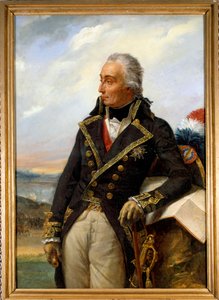 صورة لنيكولاس ، بارون دي لوكنر (1722-1794) مارشال من فرنسا عام 1791 ، القائد العام لجيش نهر الراين عام 1792. رسم لأوغست كودر (1789-1873). hs / t 1،36 x 0،96m. فرساي. متحف دو شاتو - صورة لنيكولا ، بارون دي لوك