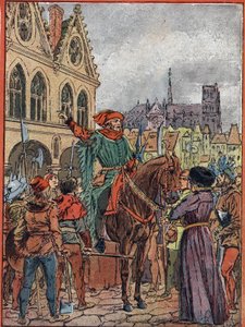 استحوذ Etienne Marcel، prevot des marchands (1315-1358) على Maison des Pillars في Place de Greve في يوليو 1357 (اشترى السياسي Etienne Marcel ، عميد تجار باريس ما يسمى Maison aux Pillars ("House of Pillars") باسم ر بواسطة تفجير لويس تشارلز