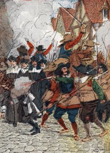 فروند (1648-1653): في يوم القش في 4/7/1652 ، تم حرق دار البلدية وحوالي ثلاثين من الأعيان ، الذين أصبحوا لصالح الملك لويس الرابع عشر لأنهم رغبوا في إنهاء حصار باريس ، كانت مذابح. من قبل جنود متنكرين كعمال - (Fronde r