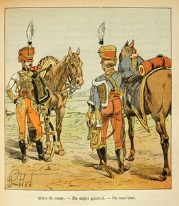 رسم إيضاحي للوبلد لويس (1862-1927) من كتاب "ذكرى القديسة هيلين" للكونت إيمانويل دي لاس كيس (1766-1842): مساعد معسكر الجيش العظيم: اللواء والماريشال ، المجموعة الخاصة بواسطة تفجير لويس تشارلز