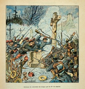 L'Armee de la Loire بواسطة Eugene Sergent ، dit Grenest ، رسمها Louis Bombled (1862-1927) (الحرب الفرنسية الألمانية ؛ حملة 1870-1871): معركة Loigny في 2 ديسمبر بواسطة تفجير لويس تشارلز