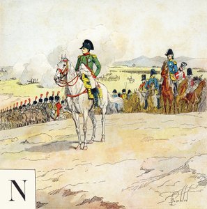 الحرف ن: نابليون ، "Je serai Soldat" (سأكون جنديًا) - الأبجدية العسكرية بواسطة تفجير لويس تشارلز