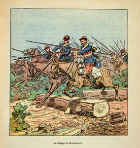 The Armee of the Loire بقلم يوجين سيرجنت ، ديت جرينست ، رسمها لويس بومبلد (1862-1927) (الحرب الفرنسية الألمانية ؛ حملة 1870-1871): معركة لادون في 22 نوفمبر بواسطة تفجير لويس تشارلز