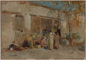 المشهد المغربي ، ج. 1871. بواسطة لويس كومفورت تيفاني