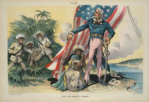 أنقذني من أصدقائي !، 1898 (chromolithograph) بواسطة لويس دالريمبل