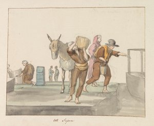 الأزياء التقليدية لجزيرة جوزو زي دي غوزو (العنوان على الكائن) Voyage en Italy ، en Sicile et à Malte - 1778 (عنوان السلسلة) بواسطة لويس دوكروس
