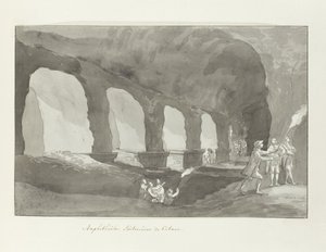 فان كاتانيك تحت الأرض مدرج كاتانيا (العنوان على الكائن) رحلات في إيطاليا وصقلية ومالطا - 1778 (عنوان السلسلة) بواسطة لويس دوكروس