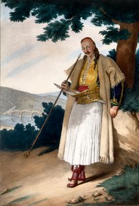 البستاني اليوناني أو هاوسمان - اللوحة X ، محفورة بواسطة Lemercier من "Voyage à Athènes et a à Constantinople" ، كتبها ويصورها دوبري ، 1828