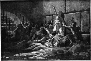 نقش يصور فيليدا ، نبية الشتلات ، من لوحة رسمها إدوارد فورنييه في عام 1887. بواسطة لويس إدوارد بول فورنييه