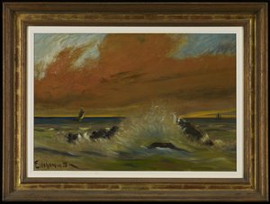 غروب الشمس بواسطة لويس ايلشميوس