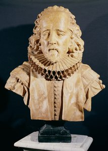 Sir Francis Bacon (1562-1626) Viscount St. Albans (marble)