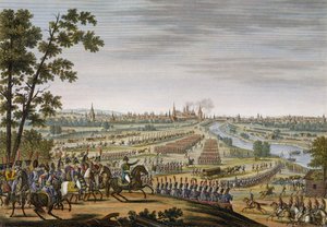 دخول الفرنسيين إلى موسكو ، 14 سبتمبر 1812 ، نقشها إدم بوفينت (1767-1832) (أكواتينت)