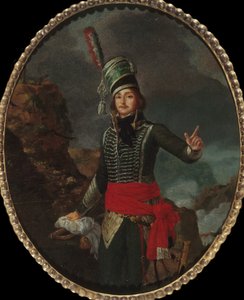 صورة للجنرال فرانسوا سيفيرين مارسو ديجرافير 1769-1796 ، ج. 1796. بواسطة لويس فرانسوا سيرجنت مارسو