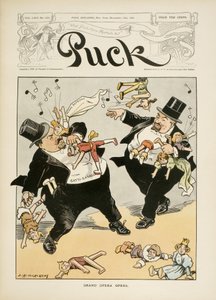 صورة الغلاف الأمامي لمجلة "Puck Magazine" ، المجلد LXIV ، العدد 1654 ، 11 نوفمبر 1908